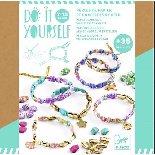 Djeco coffret creatif perles de papier diy