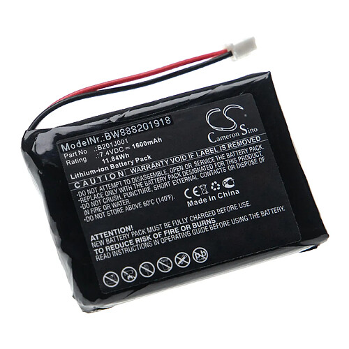 vhbw Batterie compatible avec Deviser DS 2000 outil de mesure (1600mAh 7,4V Li-Ion)