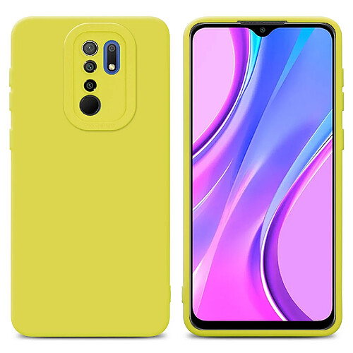 Cadorabo Coque Xiaomi RedMi 9 Etui en Jaune