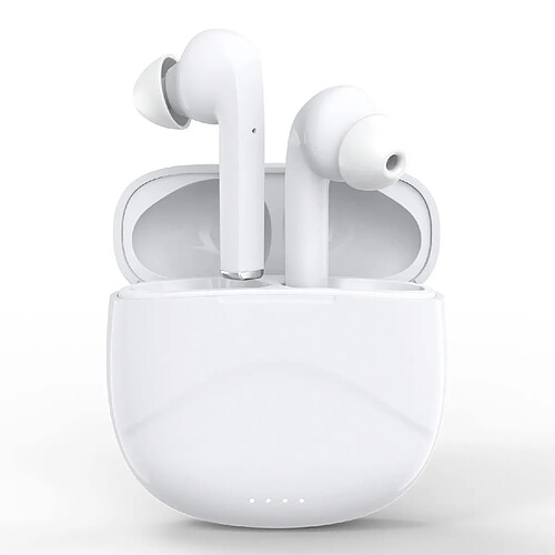 Chrono Écouteurs sans fil Bluetooth 5.0, étanches IPX7, écouteurs intra-auriculaires stéréo 3D avec microphone intégré, écouteurs de sport iPhone/Samsung/Android (Blanc)