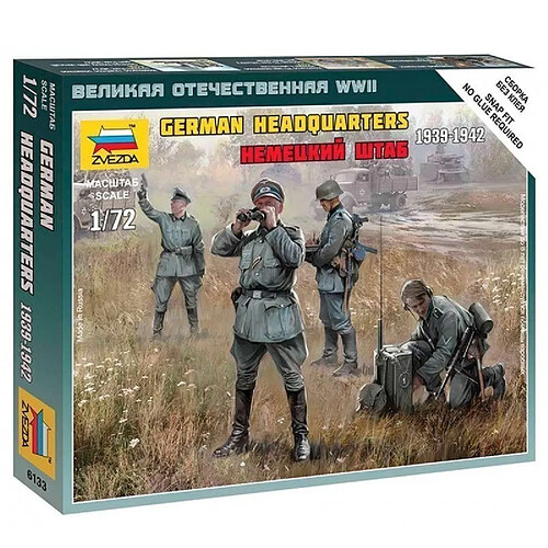 Zvezda Figurines militaires : Etat-Major Allemand