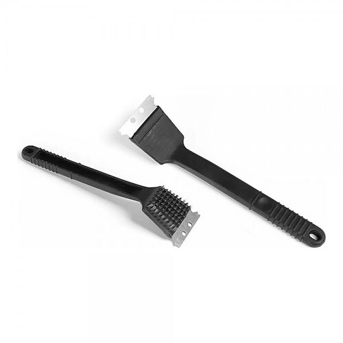 Look & Feel Brosse de Nettoyage pour Barbecue Wooow Noir (31 x 7,1 x 5 cm)