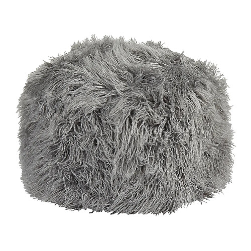 Beliani Pouf TUKKI Gris 50 cm 50 cm