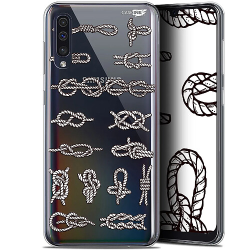 Caseink Coque arrière Samsung Galaxy A50 (6.4 ) Gel HD [ Nouvelle Collection - Souple - Antichoc - Imprimé en France] Les Noeux