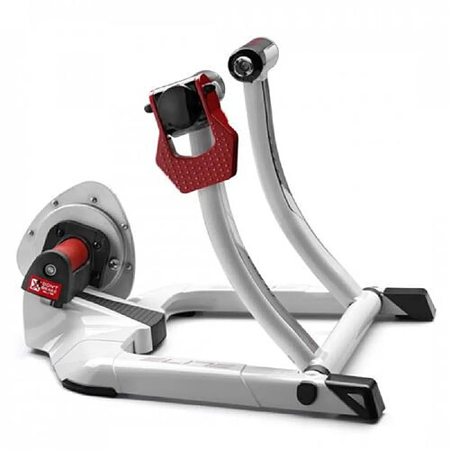 Support d entrainement pour vélo Elite Qubo Fluid Blanc et Rouge