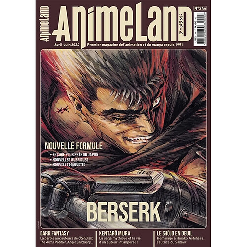 Anime land : le magazine français de l'animation, n° 246. Berserk