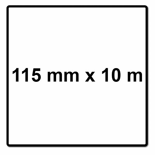 Mirka ABRANET Rouleau de papier abrasif 115 mm x 10 m P400 Klett (545BY001413R)