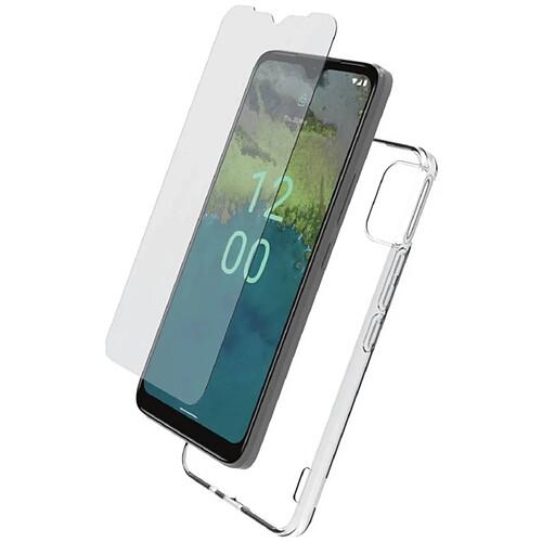 My Way Myway Pack Accessoires 2 en 1 pour Nokia C12 Souple Transparent