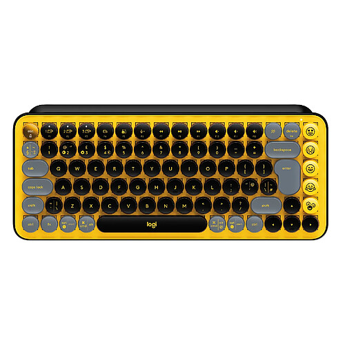 Logitech POP KEYS Black & Yellow US INTL