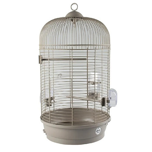 LAROY DUVO Cage pour oiseaux Mocha Julia - 34 x 34 x 65 cm - Moka