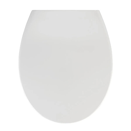 WENKO Abattant WC Easy-Close - Abaissement automatique - Duroplast - Blanc