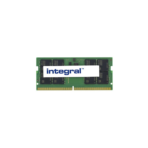 Integral 32GB LAPTOP RAM MODULE SODIMM DDR5 4800MHZ PC5-38400 UNBUFFERED NON-ECC 1.1V 2GX8 CL40