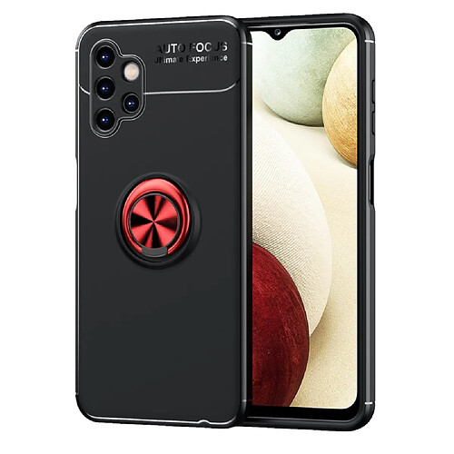 Coque en TPU anti-empreintes digitales avec béquille noir/rouge pour votre Samsung Galaxy A13 4G