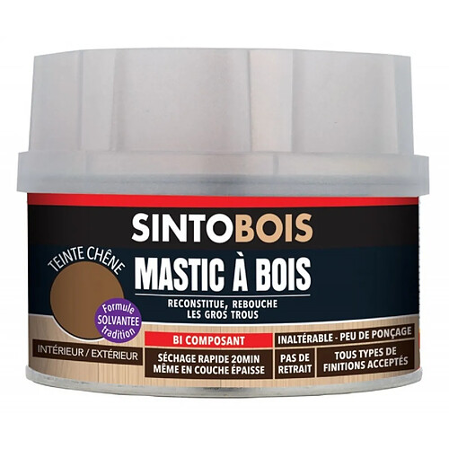 Mastic à bois reconstitue SINTO