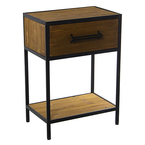 Table de Nuit Alexandra House Living Marron Bois 47 x 65 x 30 cm