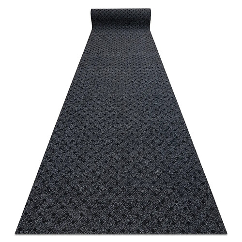 RUGSX Paillasson antidérapant pour les mètres courants VECTRA 900 Liverpool extérieur, intérieur, sur caoutchouc - anthracite 100 cm 100x140 cm