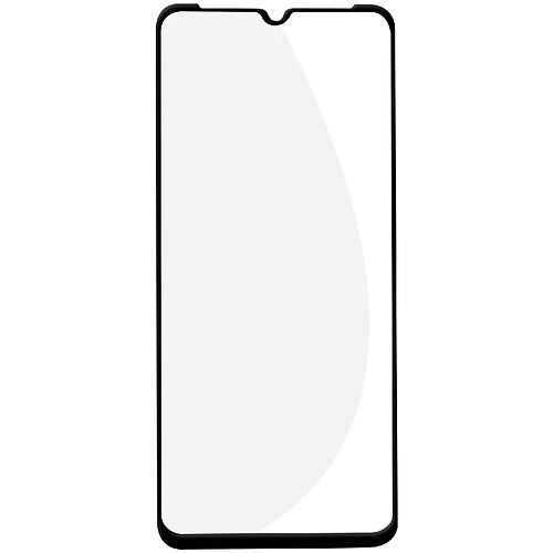 Avizar Verre Trempé pour Nokia G22 et C32 dureté 9H Transparent Bord biseauté noir