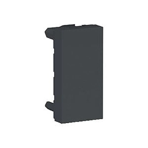 Schneider Electric obturateur - 1 module - anthracite - schneider unica nu986554