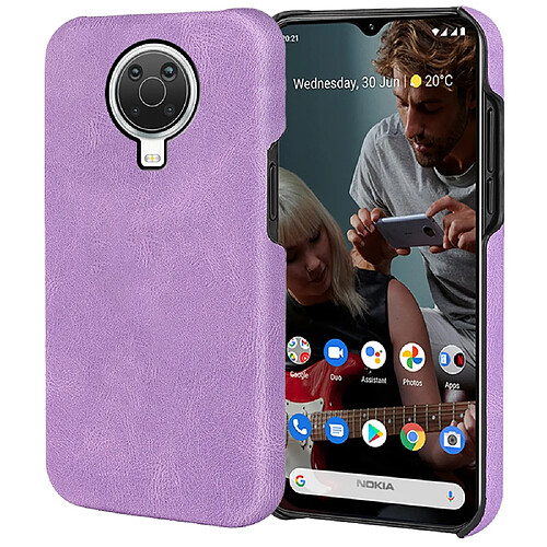 Coque en TPU + PU anti-griffes, violet pour votre Nokia G20