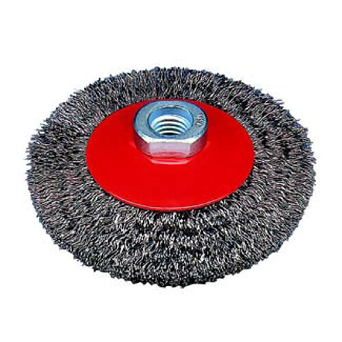 Topcar Brosse conique, fil ondulé avec filetage ou alésage pour meuleuses d'angle OSBORN 512 161-0002