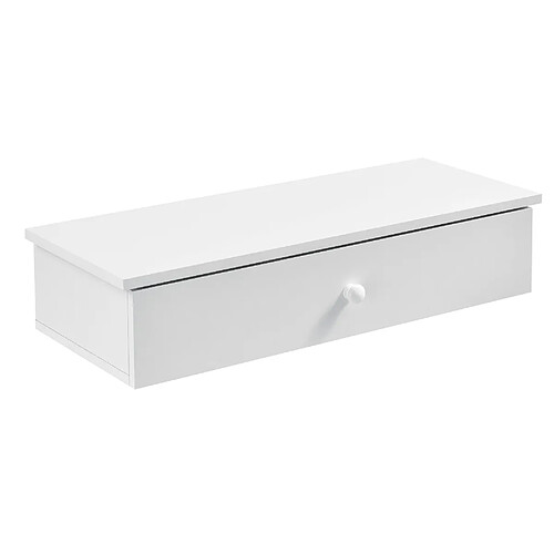 Helloshop26 Étagère murale meuble de rangement 60 cm blanc 03_0001720