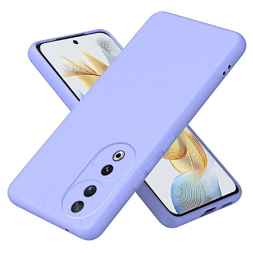 Htdmobiles Coque pour Huawei Honor 90 5G - housse etui silicone gel fine + film ecran - MAUVE