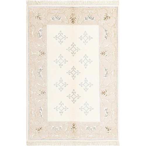 Vidal Tapis de laine 178x119 beige Darya