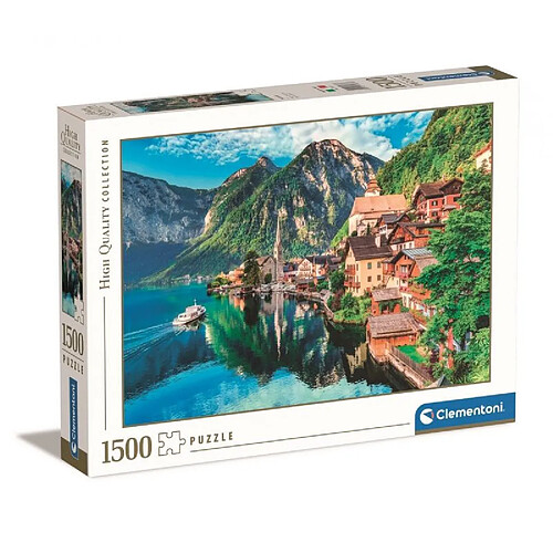 Clementoni Collection Hallstatt 1500 pièces, Puzzle paysages, Divertissement Adulte-fabriqué en Italie, 31687, Multicolore, Medium