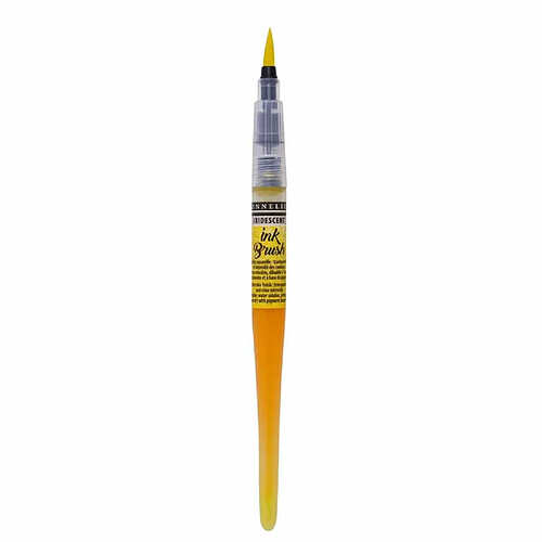 Raphael Pinceau à réservoir Ink Brush 6,5 ml - Jaune citron irisé