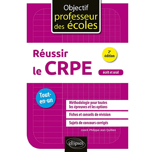 Réussir le CRPE, écrit et oral : tout-en-un · Occasion