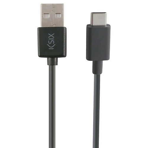 Totalcadeau Câble de connexion USB-C vers USB 3 m Noir - Cable chargeur smartphone pas cher