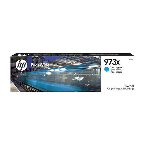 HP 973X High Yield Cyan Original PageWide Cartridge ink cartridge