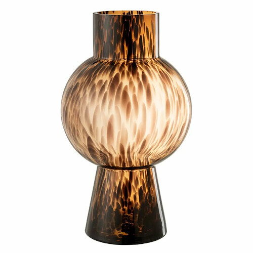 Paris Prix Vase Boule en Verre Design Poiso 46cm Marron