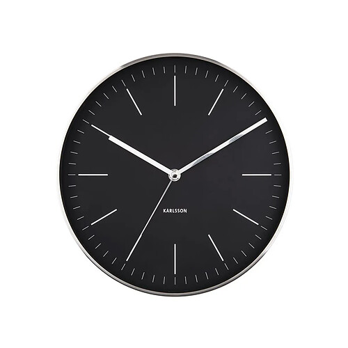 Horloge Minimal Noir - Karlsson