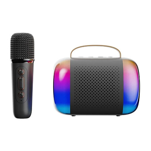 Yonis Microphone Bluetooth Portable Karaoke Noir