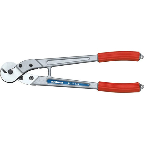 KNIPEX Coupe-fils et coupe-câbles, Long. : 445 mm, Capacité de coupe du Ø du câbles métalliques 10 mm