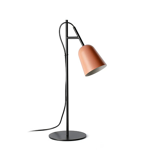 Faro Barcelona Lampe de bureau noir mat, rose