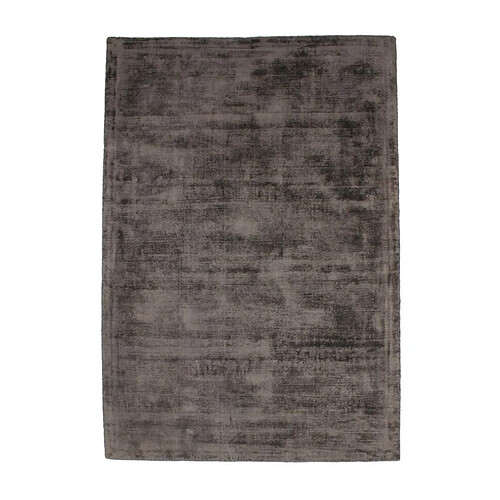 Thedecofactory LUXURY - Tapis en viscose effet soyeux taupe 160x230