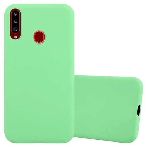 Cadorabo Coque Samsung Galaxy A20s Etui en Vert