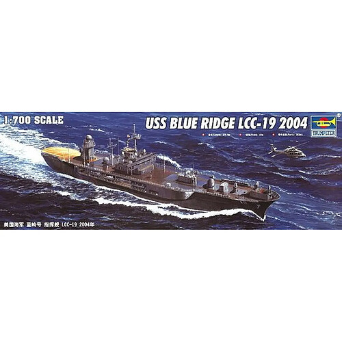 USS Blue Ridge LCC-19 2004 - 1:700e - Trumpeter