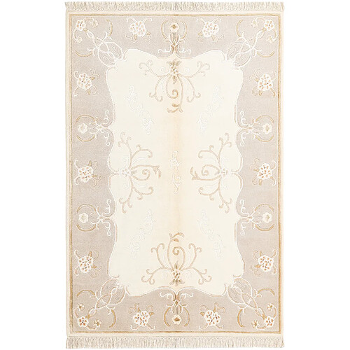 Vidal Tapis de laine 185x122 beige Darya