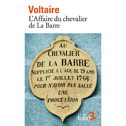 L'affaire du chevalier de La Barre. L'affaire Lally