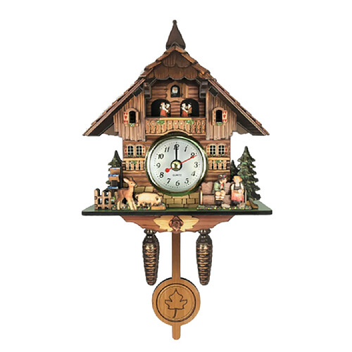 antiquité coucou horloge murale horloge en bois vintage décor à la maison excellent cadeau j