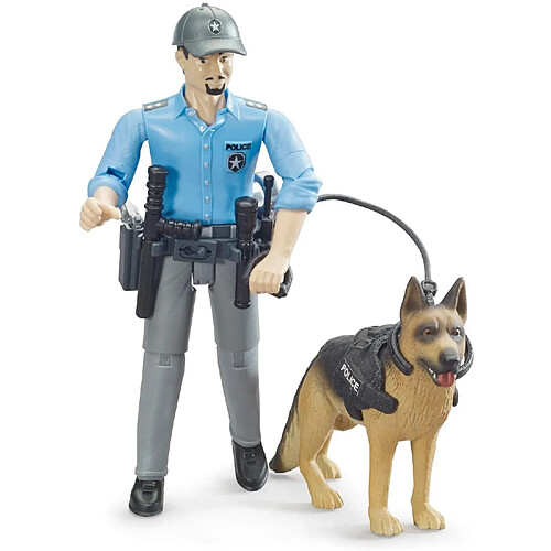 Bruder bworld Policier avec chien