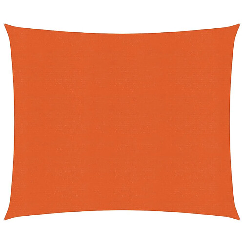 ComfortXL Voile D'ombrage 160 G/m² Orange 3,6x3,6 M Pehd