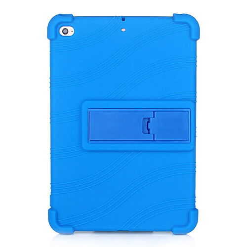 Coque en silicone Souple avec béquille bleu pour votre Apple iPad Mini 4/5