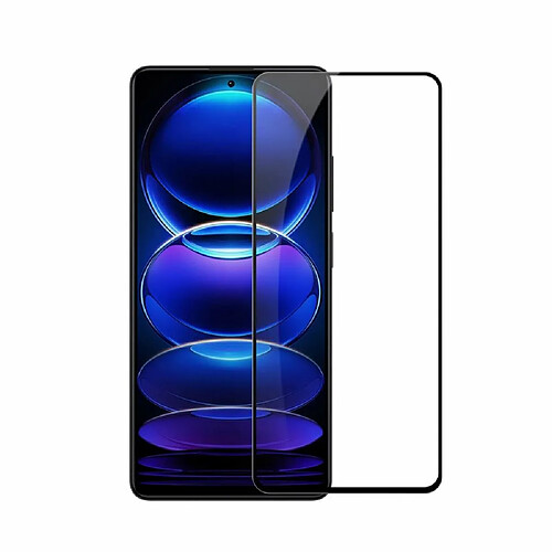 Verre trempé incurvé Riff 9D Full Glue pour Xiaomi Redmi Note 12 Pro 5G / Poco X5 Pro 5G Noir