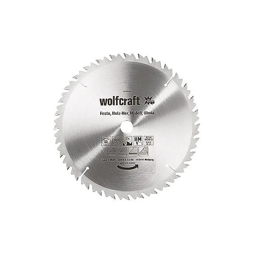 WOLFCRAFT Lame scie table CT 32 dents - Ø350x30x3.5mm