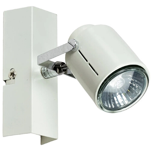 Corep Applique murale Blanc 1 Spot orientable inclinable 42W GU10 Luminaire design