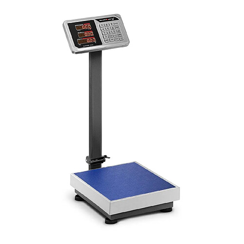 Helloshop26 Balance plate-forme professionnelle Industrielle - 100 kg / 20 g - 30 x 40 cm - Acier inoxydable 14_0000633